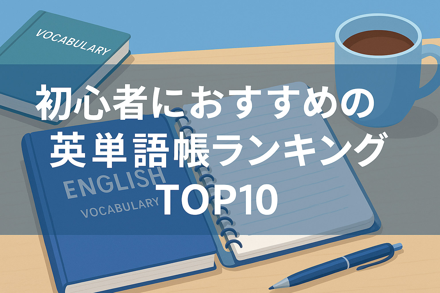 【2025年版】英語初心者におすすめの学習本・単語帳ランキングTOP10|最初の一冊はこれ!