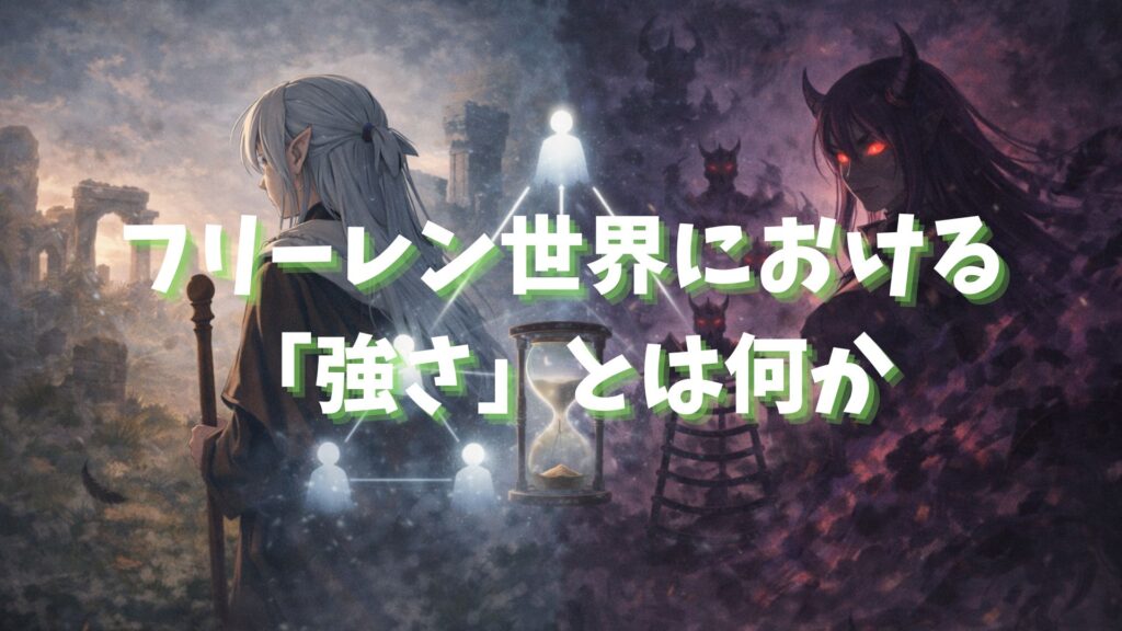 フリーレン世界における「強さ」とは何か画像
