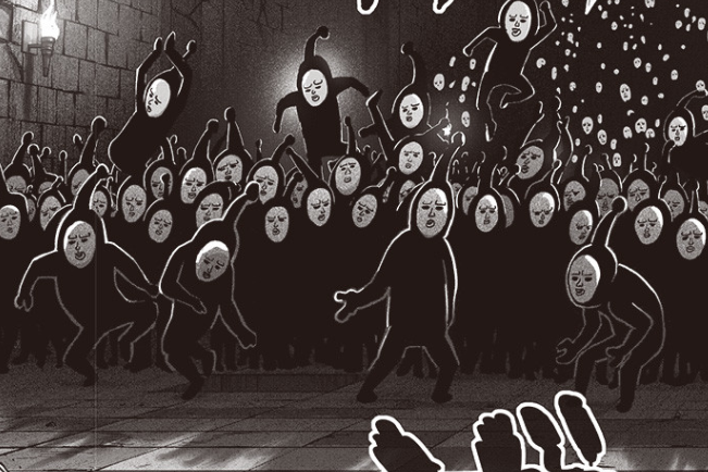 ワンパンマン強さランキング11位黒い精子(ブラック精子)画像