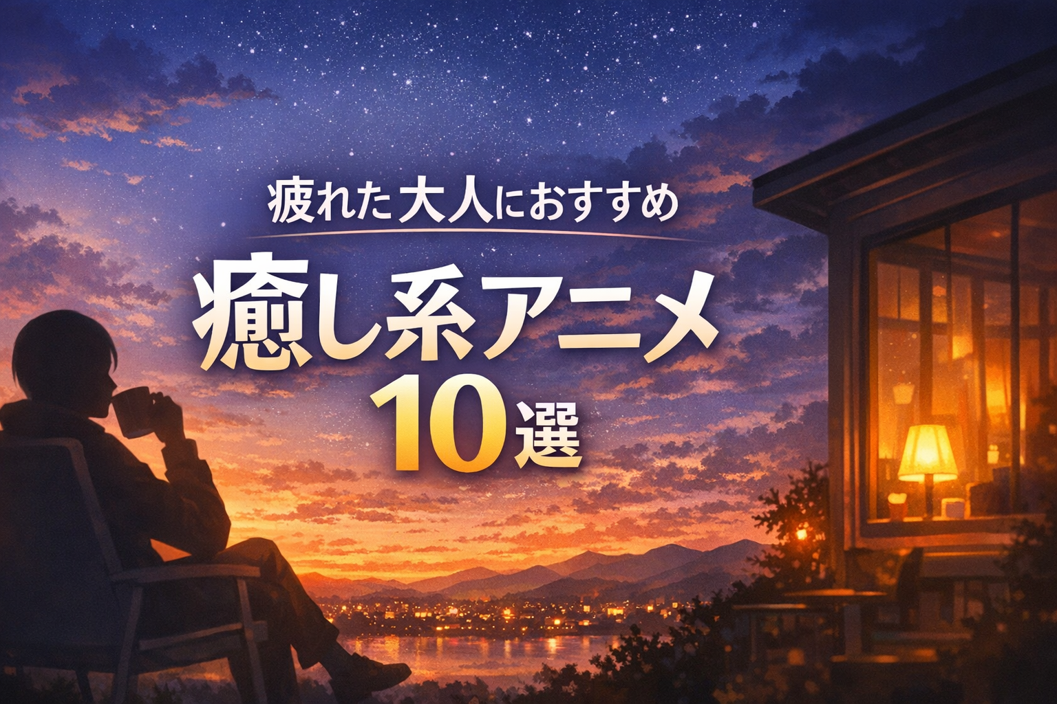 疲れた大人におすすめの癒し系アニメ10選【日常・ほのぼの】