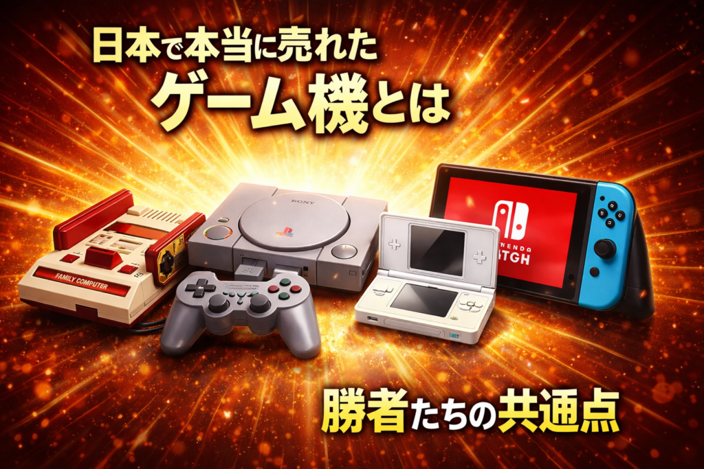 まとめ|日本で本当に売れたゲーム機とは画像