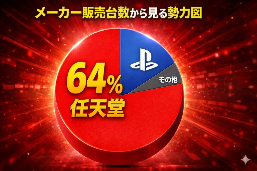 メーカー別販売台数から見る勢力図画像