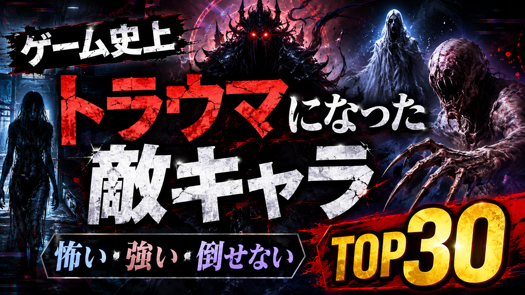 ゲーム史上トラウマになった敵キャラランキングTOP30|怖い・強い・倒せない・忘れられない敵を紹介